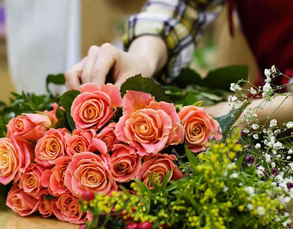 A stunning bouquet by a florist